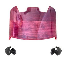 Pink Clear Premium Football Helmet Visor Eye Shield w/Fast Release Clips for Full Size Helmets Fits Adult & Youth