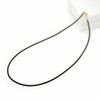 Silver One Faux Leather Choker Men's ra Black [Thin 2mm