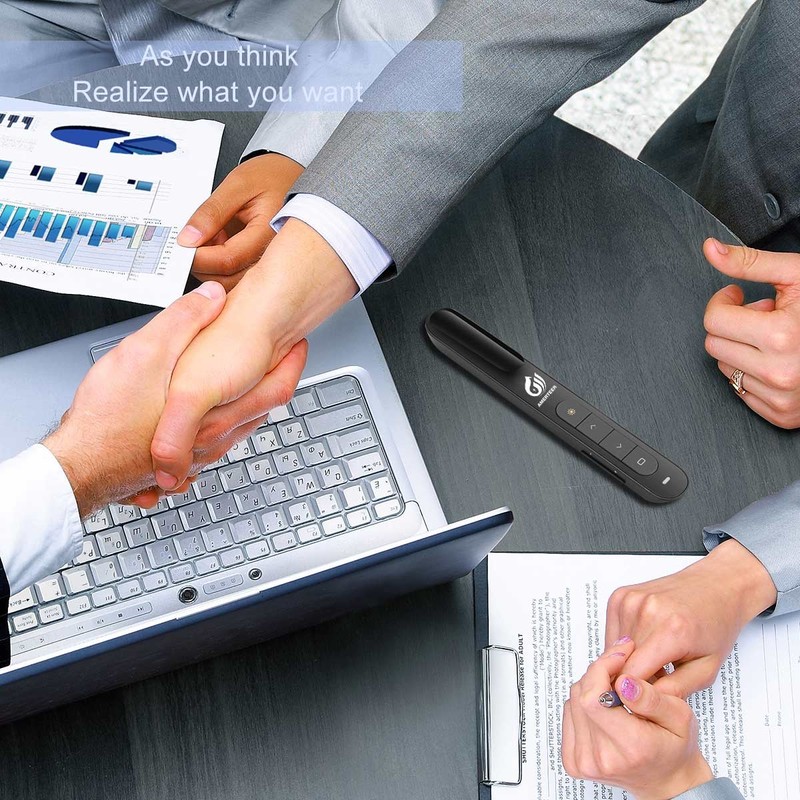 AMERTEER Wireless Presenter Flip Pen, 2.4GHz Powerpoint Presentation Remote Control