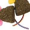 Mousy Mayhem 2-Piece Compressed Catnip Mice Cat Toys, Pink &