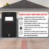 Kingdder 4 Pcs Garage Door Remote 8 Dip Switch Compatible