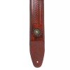 Walker & Williams GE-104 Antique Mahogany Tooled Padded Strap with