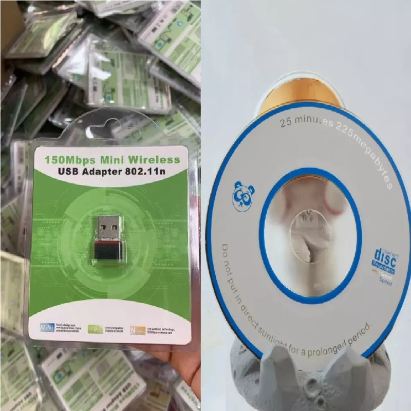 EGTMA Adaptador De Red Receptor Wifi Usb 150mbps