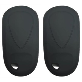 REPROTECTING Silicone Rubber Key Fob Cover Compatible with 2001-2009 Acura CL EL RL TL TSX OUCG8D-387H-A OUCG8D-387H8A KOBUTAH2T (Black with White+Black with red)