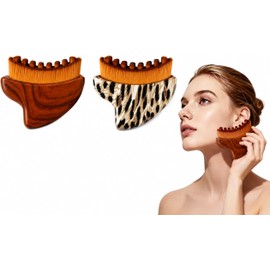 Facial Cleansing Brush Manual, Compact Lightweight Accessory for Travel and Daily Use - 2PCS Sculpting Brush
