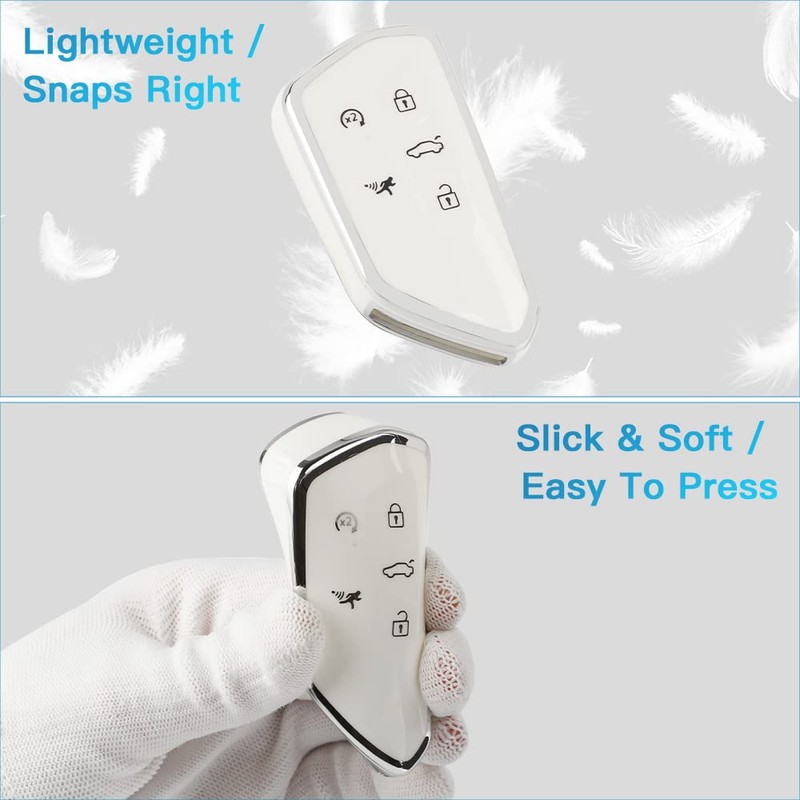 1797 Key Fob Cover for Volkswagen VW ID.4 Golf GTI