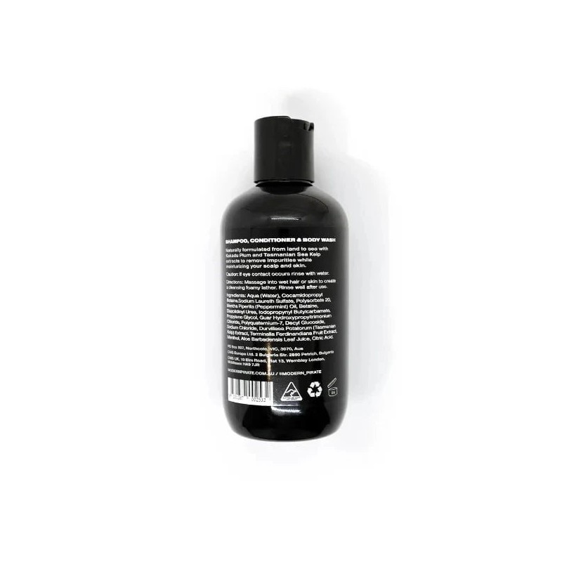 Modern Pirate 3 in 1 Daily Wash 250ml