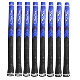 Golf Grips Club Grips 8 Pack Replacement Non-Slip Backline All Weather Performance WOW (Blue 8 Pack)