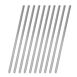 16 inches Long 3mm x 405mm 304 Stainless Steel Solid Round Rod for， Metric Metal Solid Shaft Rods， for DIY Craft - CNC -10pcs