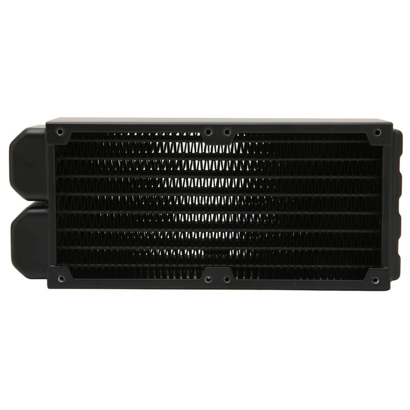 Cooling Radiator Double Layers 8 Pipes G1/4 Thread Double Fans
