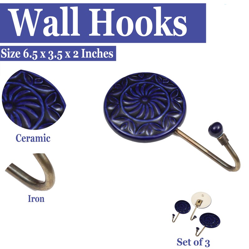 Alpha Living Home - Set of 3 Decorative Ceramic Wall