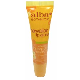 Alba Botanica Hawaiian Pineapple Quench Tinted Lip Gloss, 0.42 oz (3 PACK)