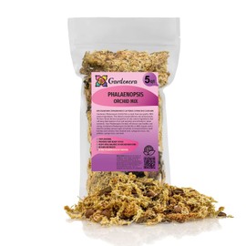 Gardenera Premium PHALAENOPSIS Imperial Orchid Potting Mix - Hand Mixed in Small Batches | Great for Phalaenopsis of All Kinds - 5 Quart Bag
