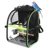 Pecute Bird Carrier Backpack, Parrots Bird Backpack with Visible Window,