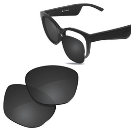 Glintbay 100% Precise-Fit Replacement Sunglass Lenses for Bose Soprano BMD0011 - Polarized Advanced Black