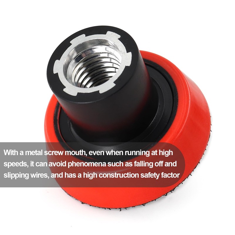 HOMESOM 2 Inch Backing Pads Hook Loop Backer Pads with