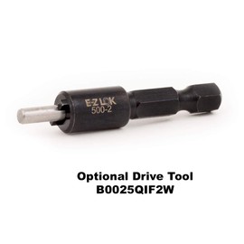 E-Z Lok Externally Threaded Insert, C12L14 Carbon Steel, Meets AISI 12L14, #10-32 Internal Threads, 3/8"-16 External Threads, 0.406" Length, Made in US (Pack of 10)