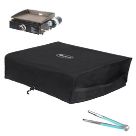 TURLIOARN Blackstone 17 Pulgadas Grill Cover, 600D Abrasión Resistente Tear Resistant Material Grill Cover, Resistente al Agua y Resistente a la decoloración,