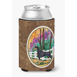 Caroline's Treasures SS8428CC Doberman Can or Bottle Beverage Insulator Hugger, Can Hugger, multicolor