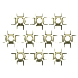 YTgilo 10PCS Stainless Steel Octopus Arrowheads Archery Target Heads 25 Grain Threaded Arrowheads Octopus Judo Blunt Tips for Field Practice Small Hunting Game Designs