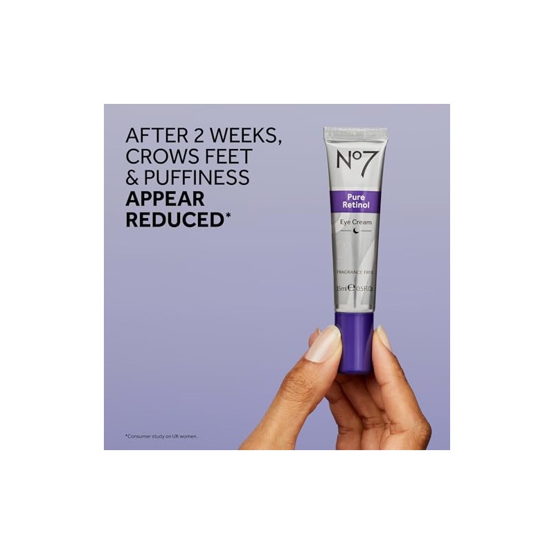 No7 Pure Retinol Eye Cream for Wrinkles & Puffiness
