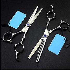 Professional Hairdressing Scissors 6 Inch Scissors Haircut Scissor Thinning Barber Cutting Hairdresser Scissors Set for Men & Womens.