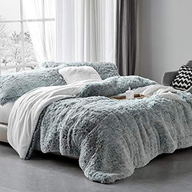 Byourbed are You Kidding? - Coma Inducer® Oversized Queen Comforter - Frosted Navy Gray