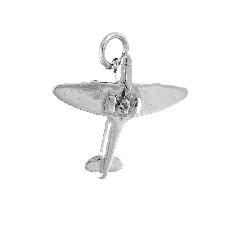 jewellerybox Sterling Silver Spitfire Charm