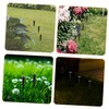 Abaodam 4Pcs Garden Ground Spikes for Outdoor Stake Lights Durable