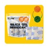 10g x 10 Packs Silica Gel Desiccant Sachets, Reusable Dehumidifiers