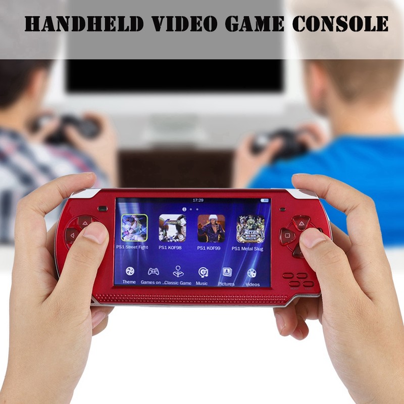LCD Smooth Gaming Handheld Video Game Console Comfortable Typing Video