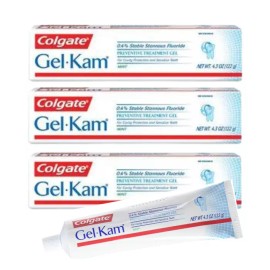 Colgate 3-Pack Colgate Gel-Kam Preventative Treatment Gel Stannous Fluoride 4.3 oz, Mint