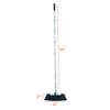 Superio Design Broom, Fancy Black and White Angle Broom, Cute