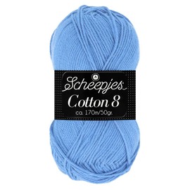 Scheepjes - Scheepjes 506 Cotton 8 Garn - 10x50g