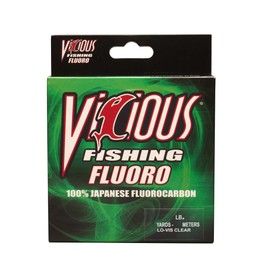 Vicious Fishing FLO-15 Fluorocarbon Fishing Line, 200 Yard