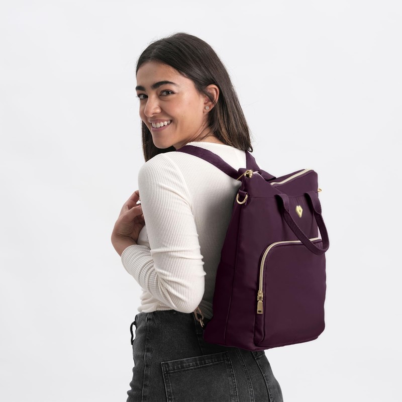 LuckyLy Mochila Mujer Convertible 3 en 1, Bolsa tipo Backpack,