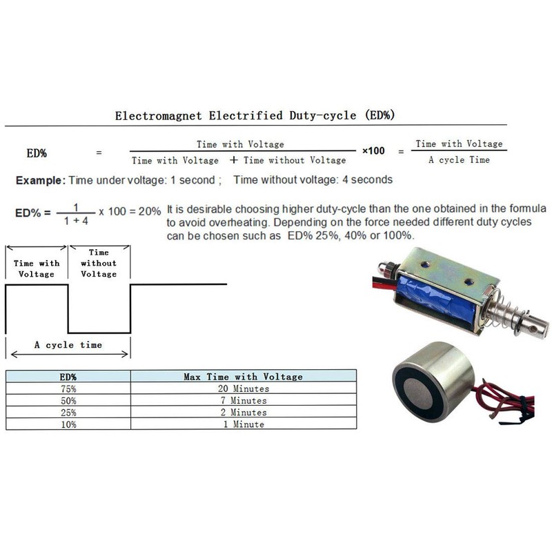 uxcell 12V DC 800N Electric Lifting Magnet Electromagnet Solenoid Lift