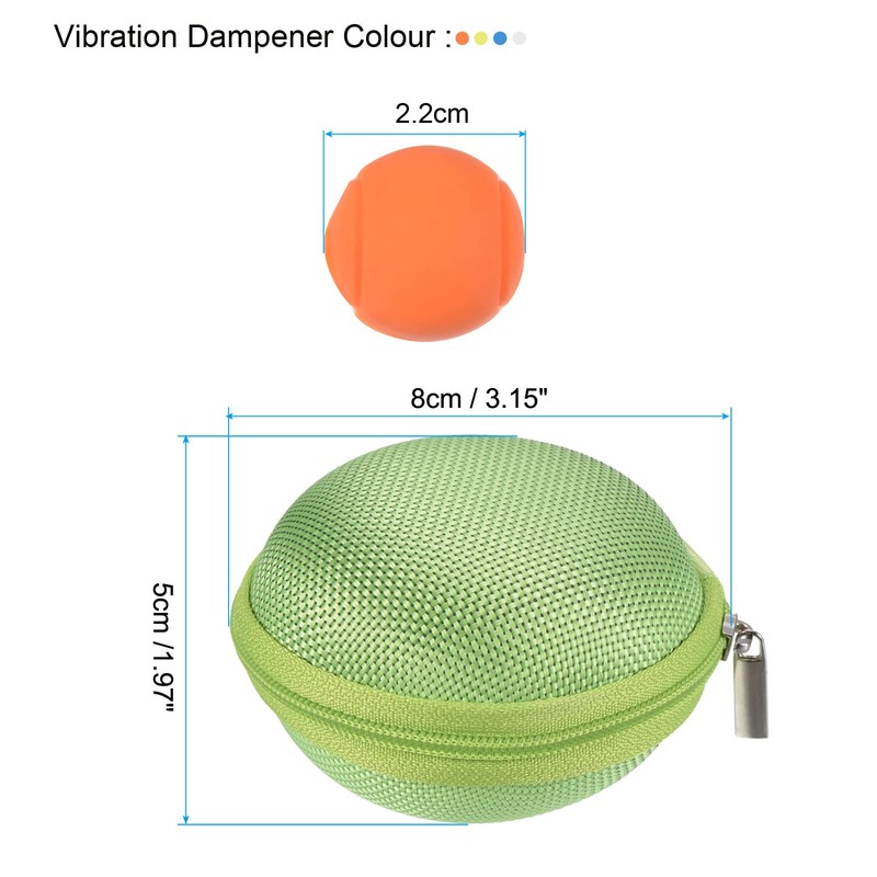 PATIKIL Tennis Vibration Dampener in Green Gift Case, 4 Pack