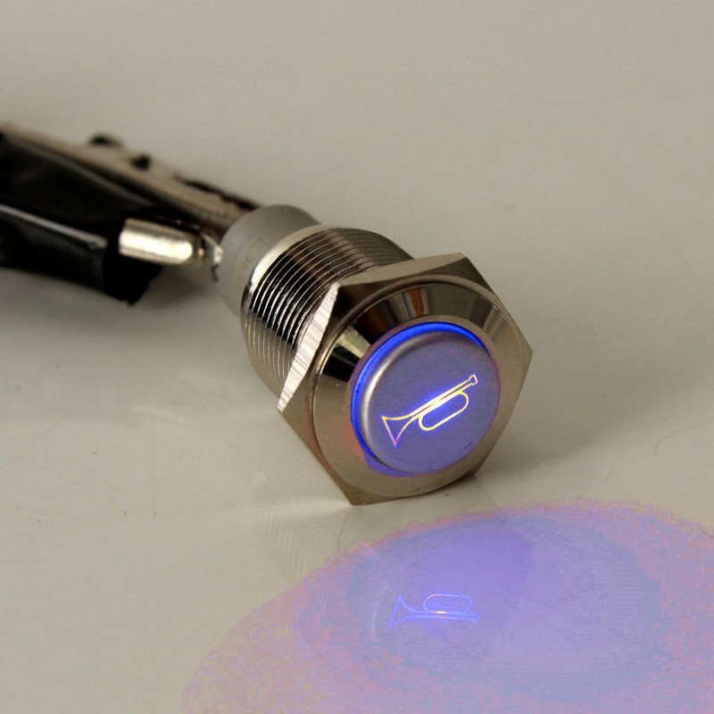 Mintice™ 16 mm Car Toggle Switch Rocker Switch Push Button