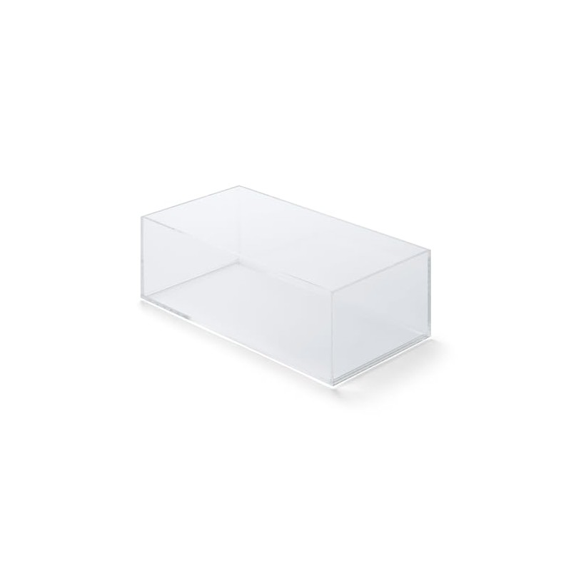 Muji 44089576 Stackable Acrylic Box, Medium, Approx. Width 10.9 x