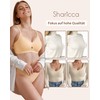 SHARICCA Pack of 2 Seamless Bra Women's Without Underwire Push