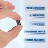 X AUTOHAUX LM4UU 4x8x12mm Linear Ball Bearings Silver Tone -