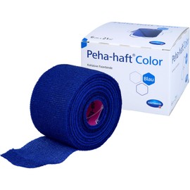 PEHA-HAFT Colour Fixing Tape Latex-Free 6 cm x 21 m Blue
