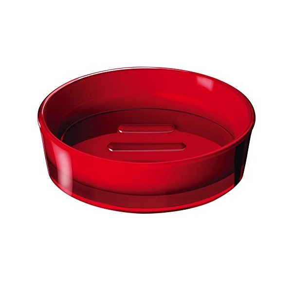 RIDDER 2103306.0 Soap Dish Disco, 11.3 x 11.3 x 3.3 cm, Red