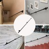 Loyesm Handrail for Indoor Stairs 12ft,4 Sections Grab Rails for
