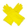 Romed Household Gloves Yellow 100% Natural Latex (Size: L, 12