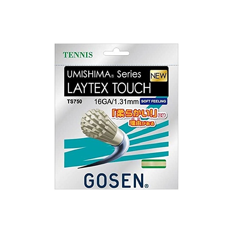 GOSEN TS750 Tennis String Raytec Touch 16 Natural