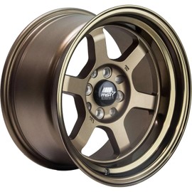 Time Attack 16x8.0 4x100 20 ET 73.1 CB Matte Bronze Single Wheel/Rim by MST