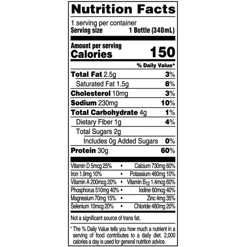 Fairlife Nutrition Plan, 30g Protein Shake, Chocolate, 11.5 fl oz,