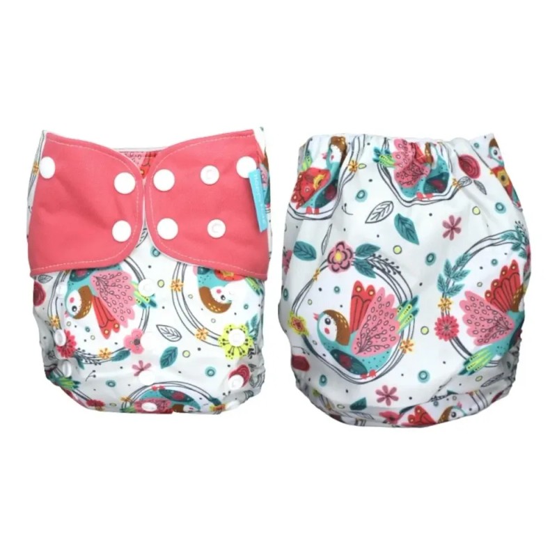 Pañales De Tela Para Bebé Reutilizables Happy Flute (4 Pzas)